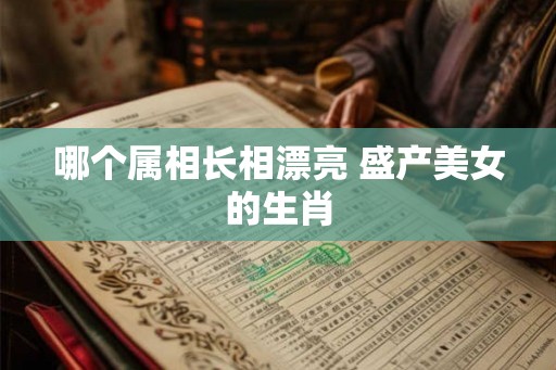 哪个属相长相漂亮 盛产美女的生肖