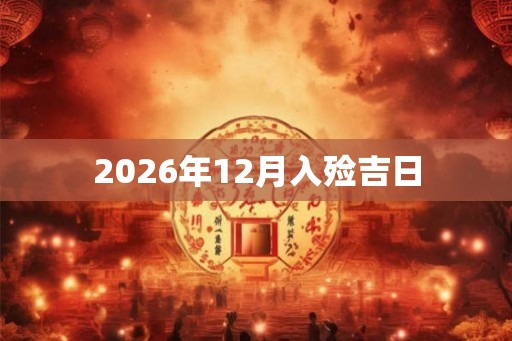 2026年12月入殓吉日