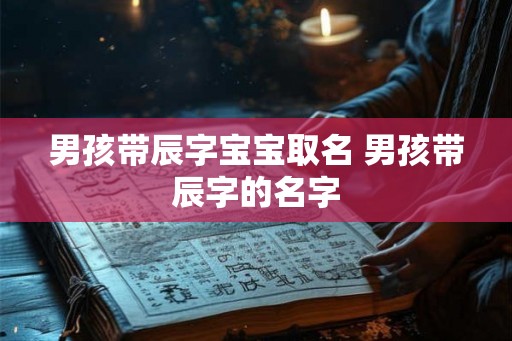 男孩带辰字宝宝取名 男孩带辰字的名字 男孩带辰字宝宝取名 男孩带辰字的名字