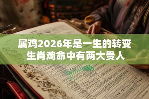 属鸡2026年是一生的转变 生肖鸡命中有两大贵人