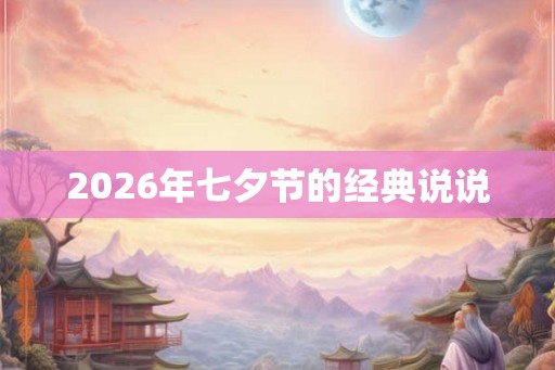 2026年七夕节的经典说说