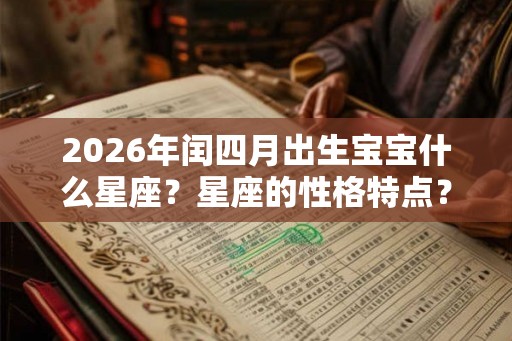 2026年闰四月出生宝宝什么星座？星座的性格特点？