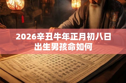 2026辛丑牛年正月初八日出生男孩命如何 2026辛丑牛年正月初八日出生男孩命如何
