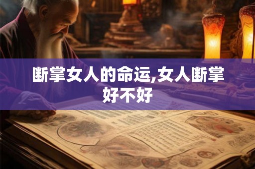 断掌女人的命运,女人断掌好不好