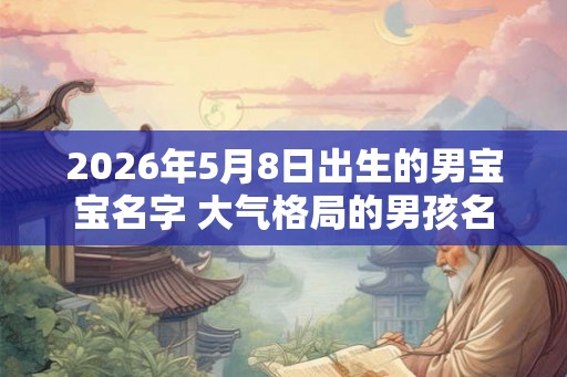 2026年5月8日出生的男宝宝名字 大气格局的男孩名 2026年5月8日出生的男宝宝名字 大气格局的男孩名