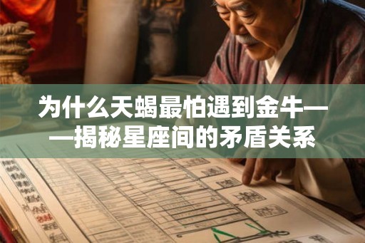为什么天蝎最怕遇到金牛——揭秘星座间的矛盾关系 为什么天蝎最怕遇到金牛——揭秘星座间的矛盾关系