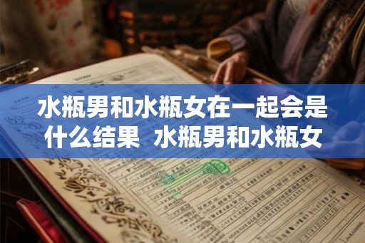 水瓶男和水瓶女在一起会是什么结果  水瓶男和水瓶女的爱情