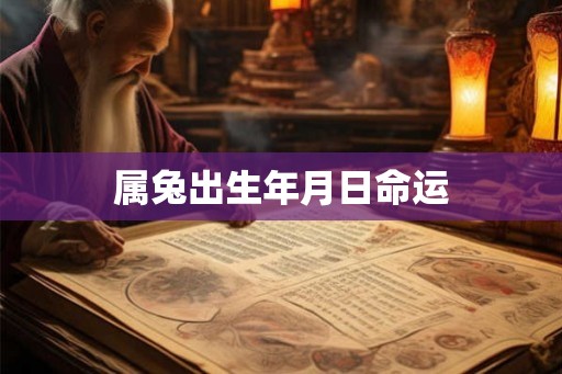 属兔出生年月日命运 属兔出生年月日命运