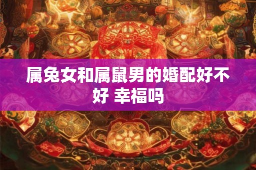 属兔女和属鼠男的婚配好不好 幸福吗