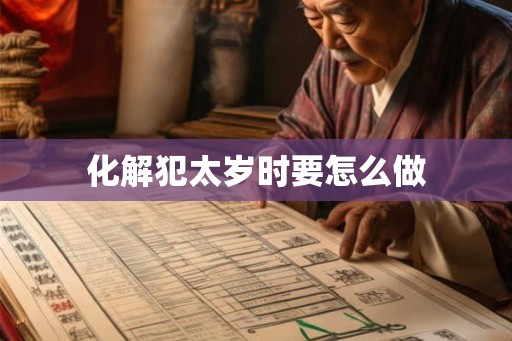 化解犯太岁时要怎么做 化解犯太岁时要怎么做