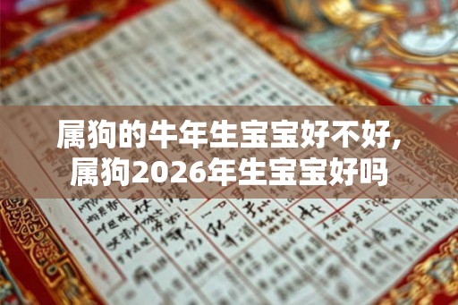 属狗的牛年生宝宝好不好,属狗2026年生宝宝好吗