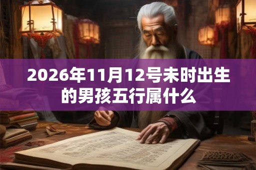2026年11月12号未时出生的男孩五行属什么