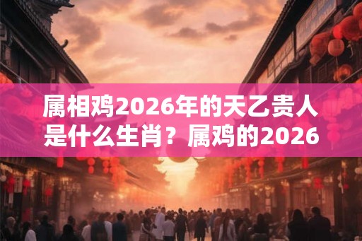 属相鸡2026年的天乙贵人是什么生肖？属鸡的2026年的贵人是什么生肖？