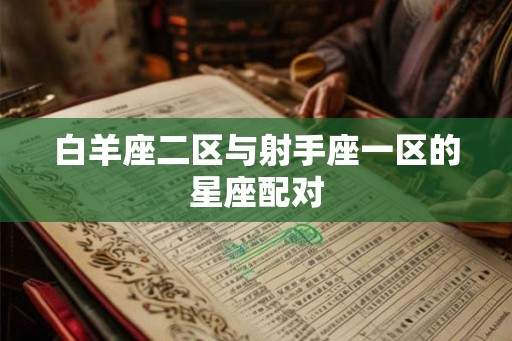 白羊座二区与射手座一区的星座配对