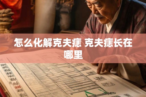 怎么化解克夫痣 克夫痣长在哪里