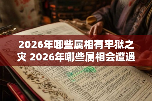 2026年哪些属相有牢狱之灾 2026年哪些属相会遭遇牢狱之灾