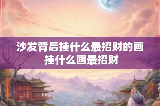 沙发背后挂什么最招财的画 挂什么画最招财