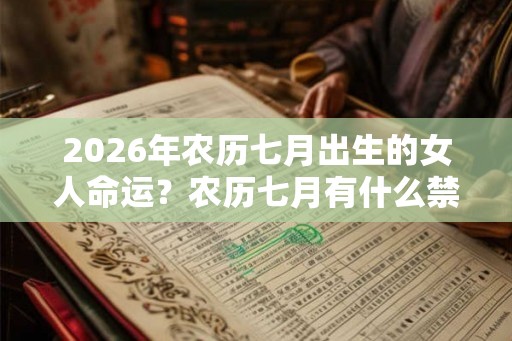2026年农历七月出生的女人命运？农历七月有什么禁忌？