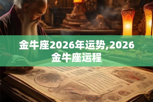 金牛座2026年运势,2026金牛座运程