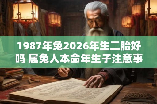 1987年兔2026年生二胎好吗 属兔人本命年生子注意事项