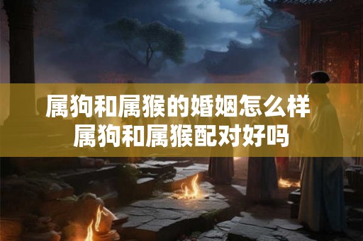 属狗和属猴的婚姻怎么样 属狗和属猴配对好吗