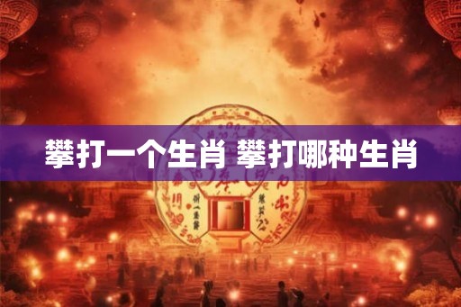 攀打一个生肖 攀打哪种生肖