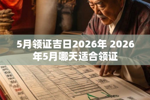 5月领证吉日2026年 2026年5月哪天适合领证
