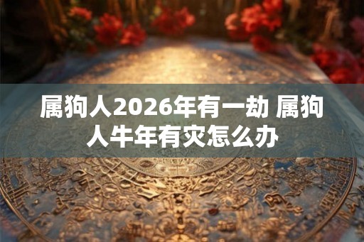 属狗人2026年有一劫 属狗人牛年有灾怎么办