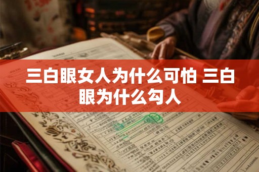 三白眼女人为什么可怕 三白眼为什么勾人