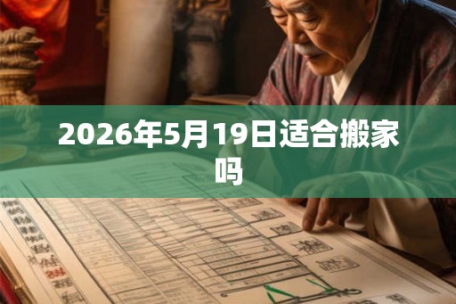 2026年5月19日适合搬家吗