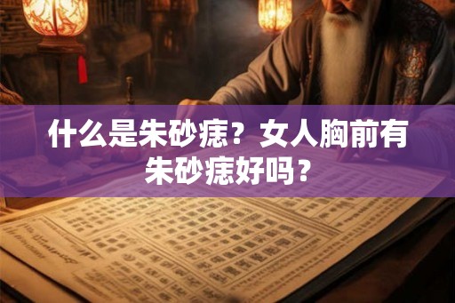 什么是朱砂痣？女人胸前有朱砂痣好吗？