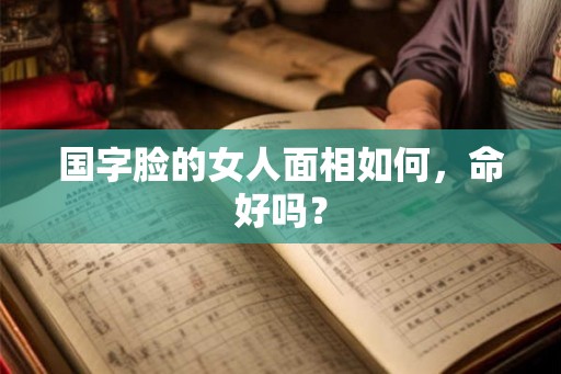 国字脸的女人面相如何，命好吗？
