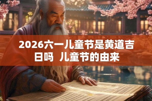 2026六一儿童节是黄道吉日吗  儿童节的由来