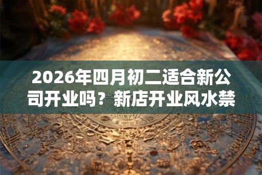2026年四月初二适合新公司开业吗？新店开业风水禁忌