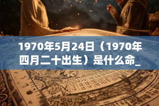 1970年5月24日（1970年四月二十出生）是什么命_命运如何