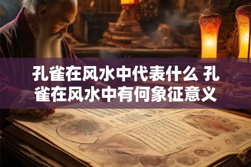 孔雀在风水中代表什么 孔雀在风水中有何象征意义