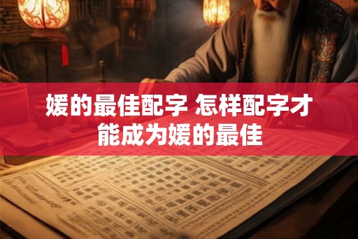 媛的最佳配字 怎样配字才能成为媛的最佳