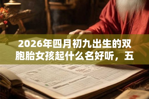 2026年四月初九出生的双胞胎女孩起什么名好听,五行属什么 2026年四月初九出生的双胞胎女孩起什么名好听,五行属什么