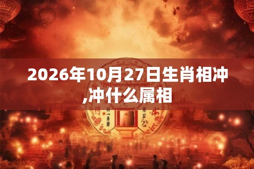 2026年10月27日生肖相冲,冲什么属相