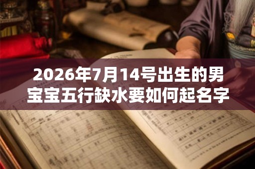 2026年7月14号出生的男宝宝五行缺水要如何起名字