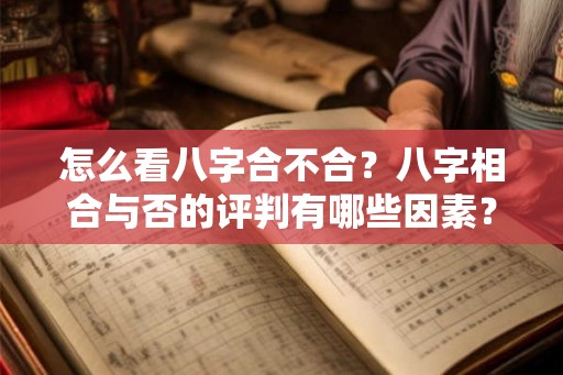 怎么看八字合不合?八字相合与否的评判有哪些因素? 怎么看八字合不合?八字相合与否的评判有哪些因素?