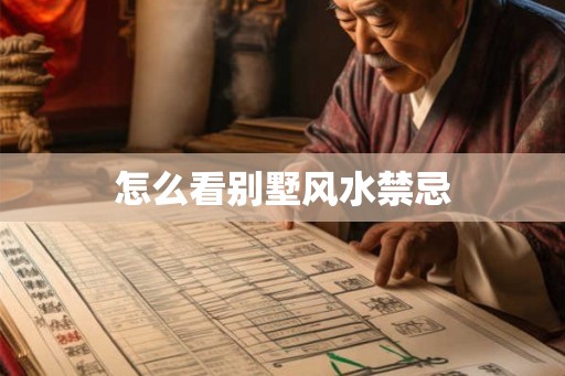 怎么看别墅风水禁忌