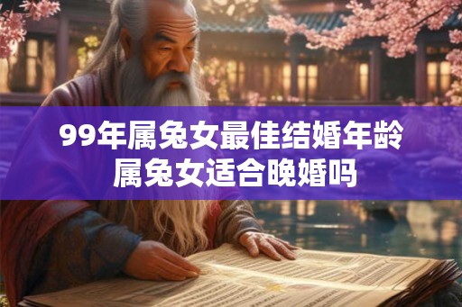 99年属兔女最佳结婚年龄 属兔女适合晚婚吗 99年属兔女最佳结婚年龄 属兔女适合晚婚吗