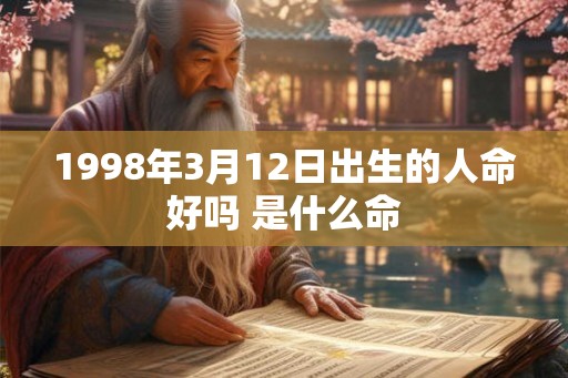 1998年3月12日出生的人命好吗 是什么命