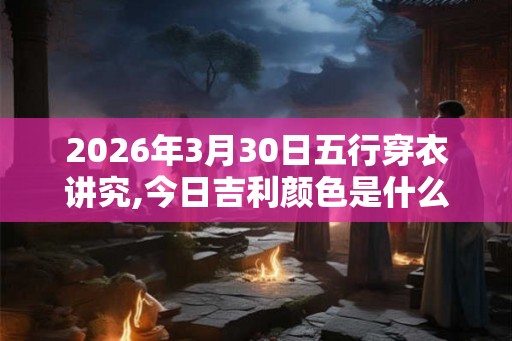 2026年3月30日五行穿衣讲究,今日吉利颜色是什么