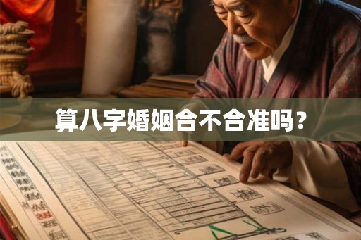 算八字婚姻合不合准吗？