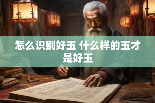 怎么识别好玉 什么样的玉才是好玉