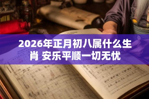 2026年正月初八属什么生肖 安乐平顺一切无忧