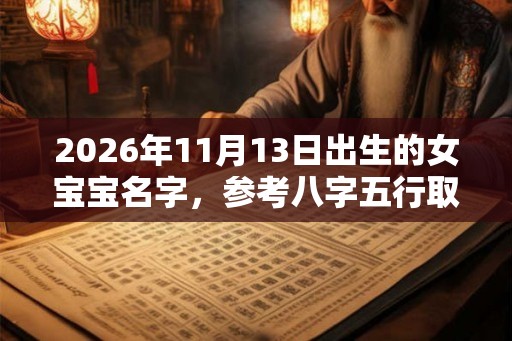 2026年11月13日出生的女宝宝名字，参考八字五行取名
