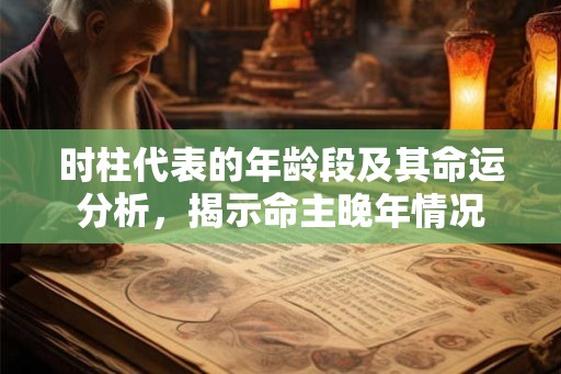 时柱代表的年龄段及其命运分析，揭示命主晚年情况